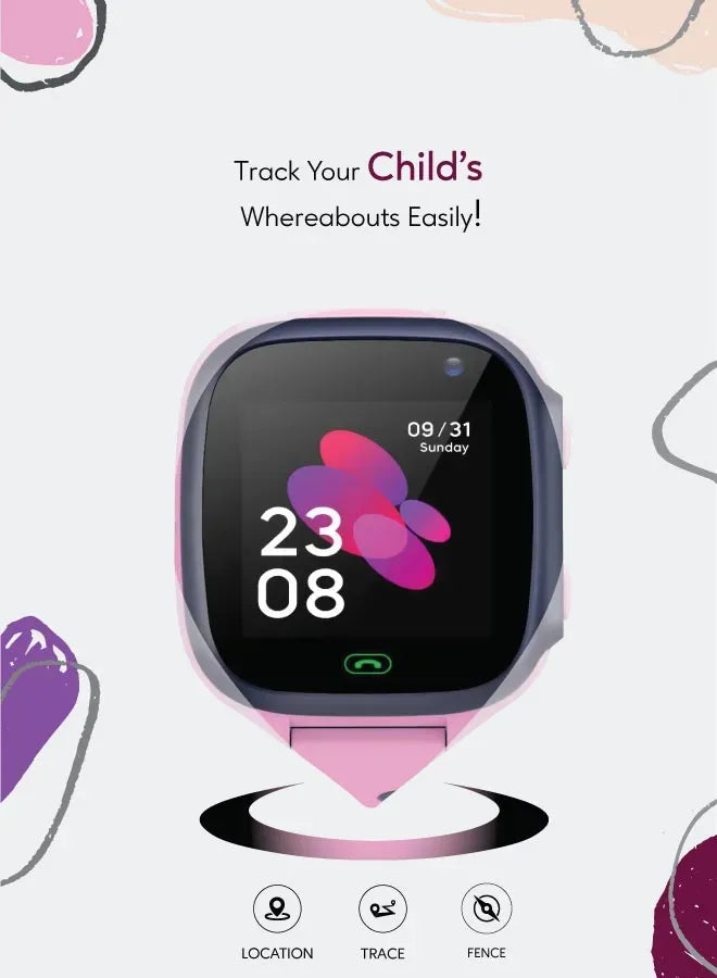 Green Lion Kids Smart Watch Series-1 - Pink – image 2