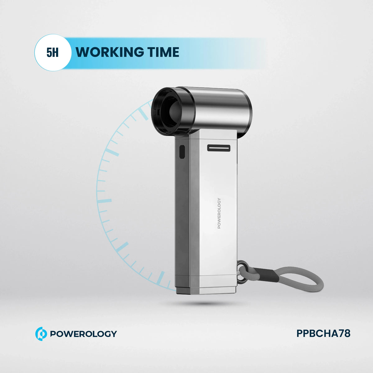 Powerology Turbo Jet Fan Vacuum Silver – image 17