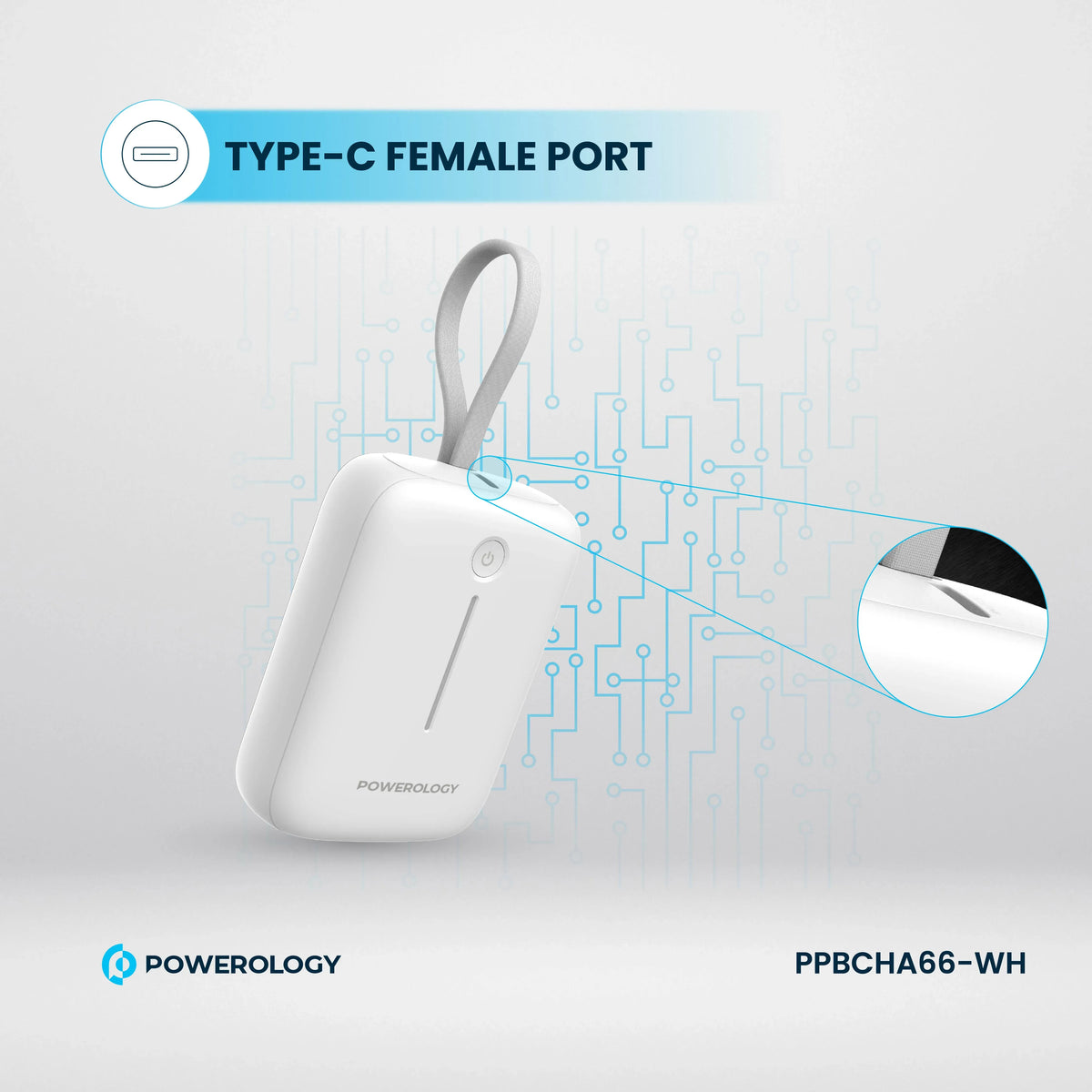 Powerology 10000 m Ah Power Bank - White – image 12