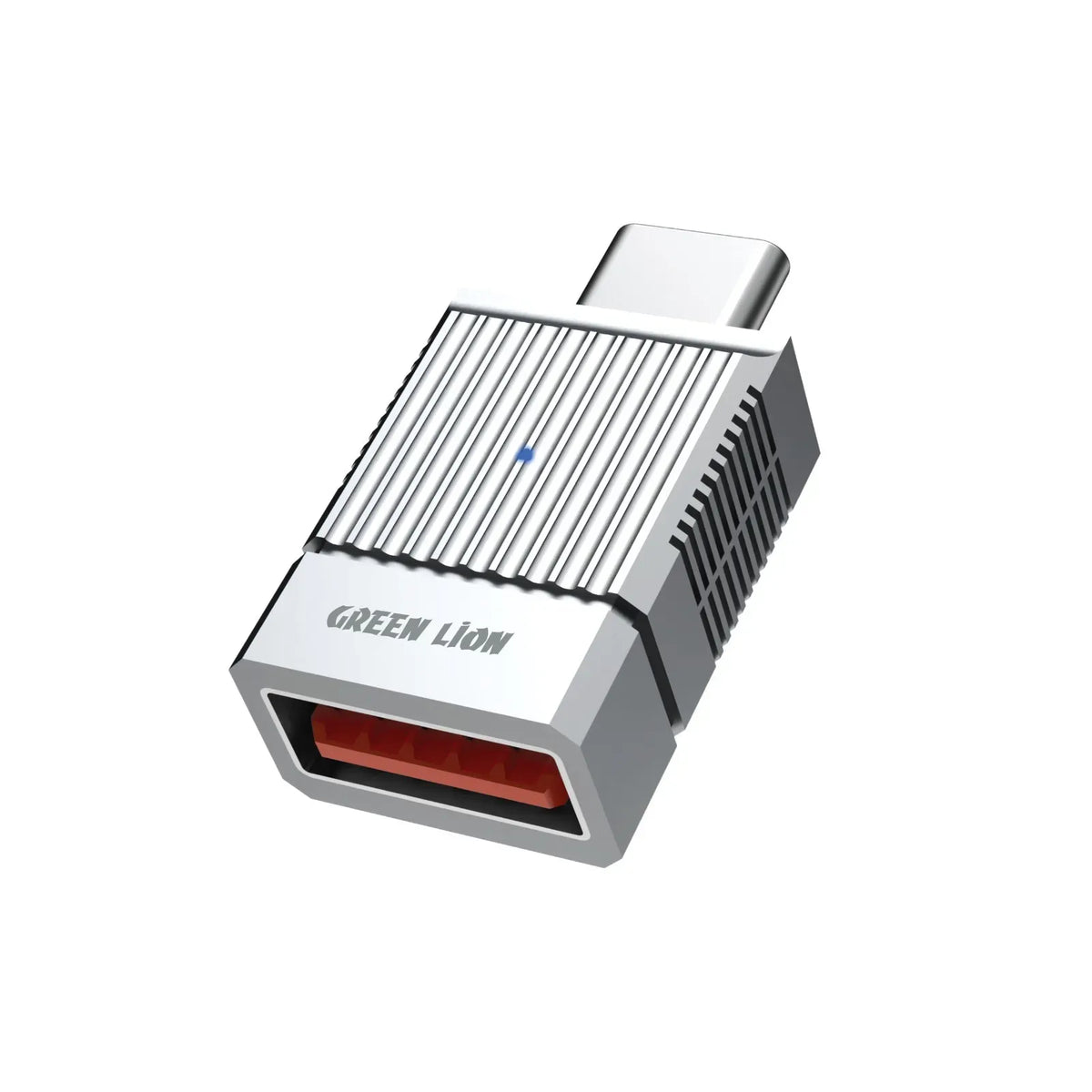 Green Lion 2 in 1 Otg Adapter USB A to USB C Gray – image 3