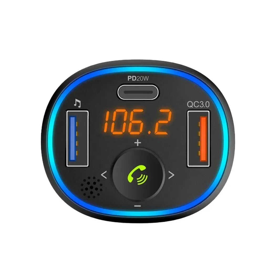 Green Lion Wireless Hands Free Car Kit with Built in Fm Transmitter Qc3 0 PD 20w 38w – image 9