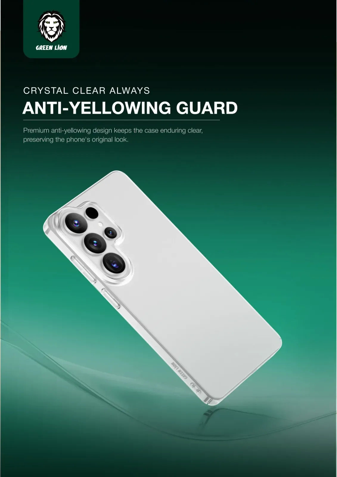 Green Lion Delgado PCCase - Clear