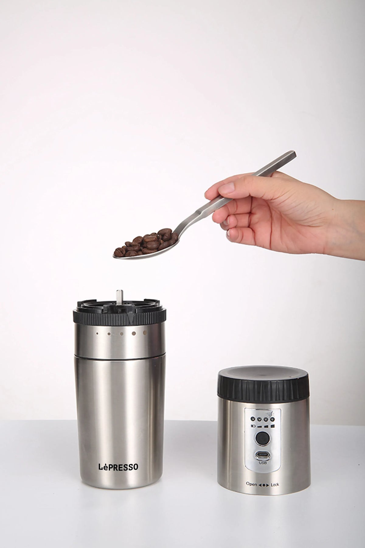 LePresso Portable Mug Burr Grinder Coffee Maker – image 11
