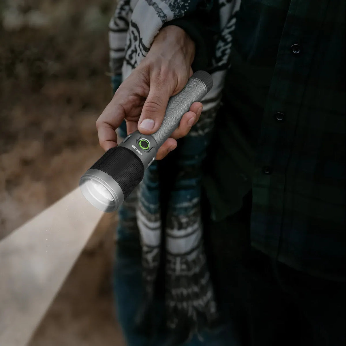 Green Lion Ranger Pro Portable LED Torch Gray – image 4