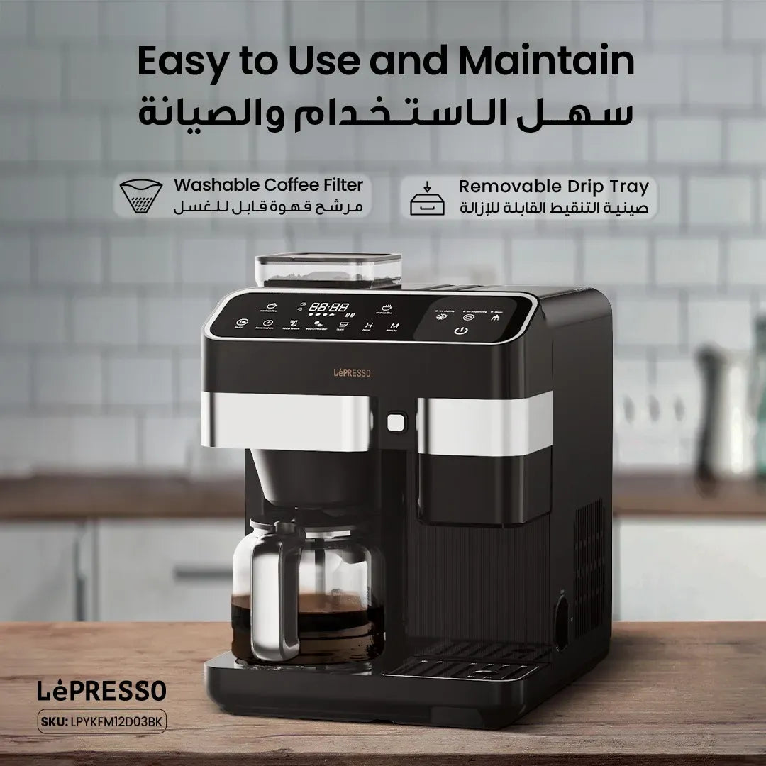 LePresso Americano Pro Ice Hot Coffee Machine Black – image 5