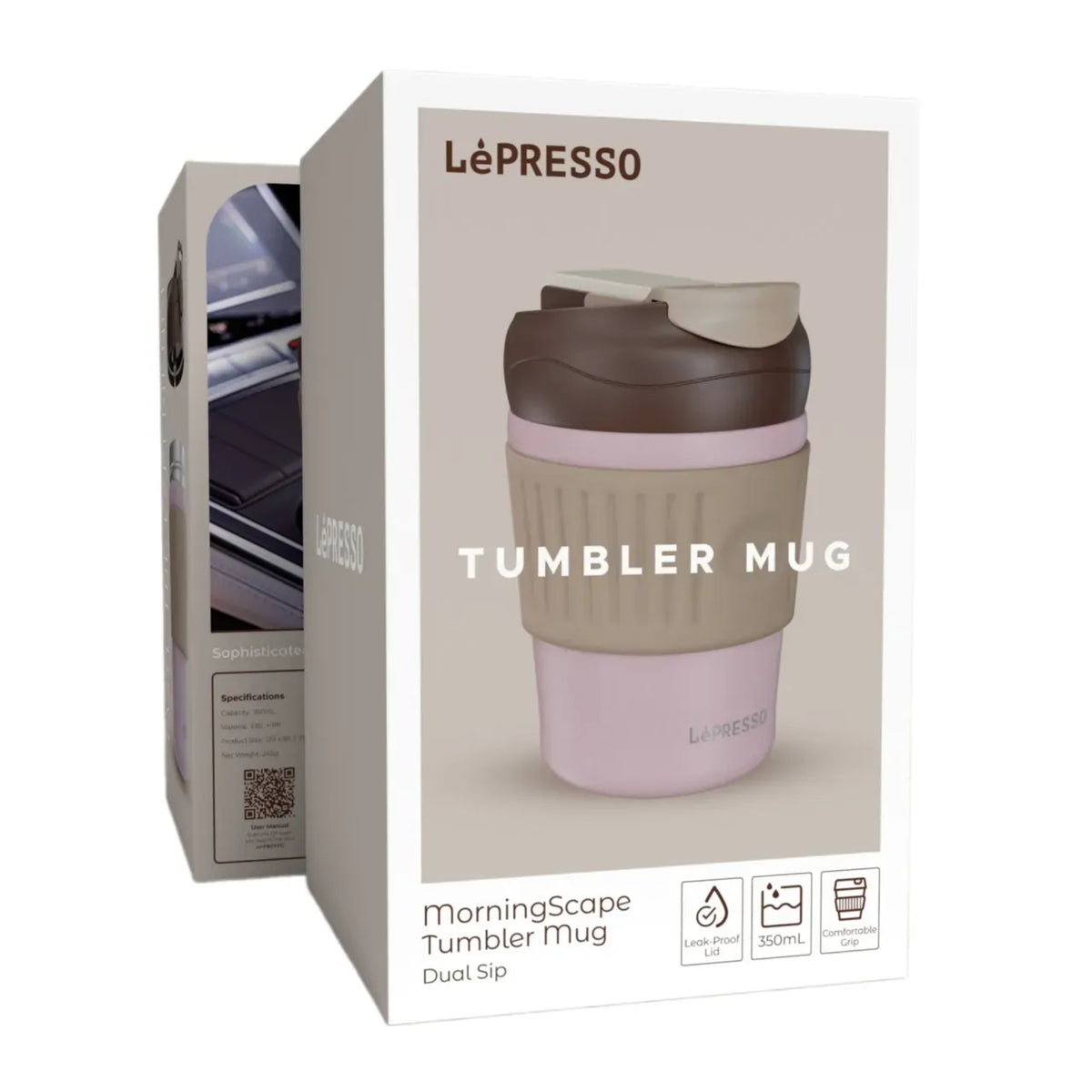 LePresso Tumbler Mug Dual Sip - Pink – image 3