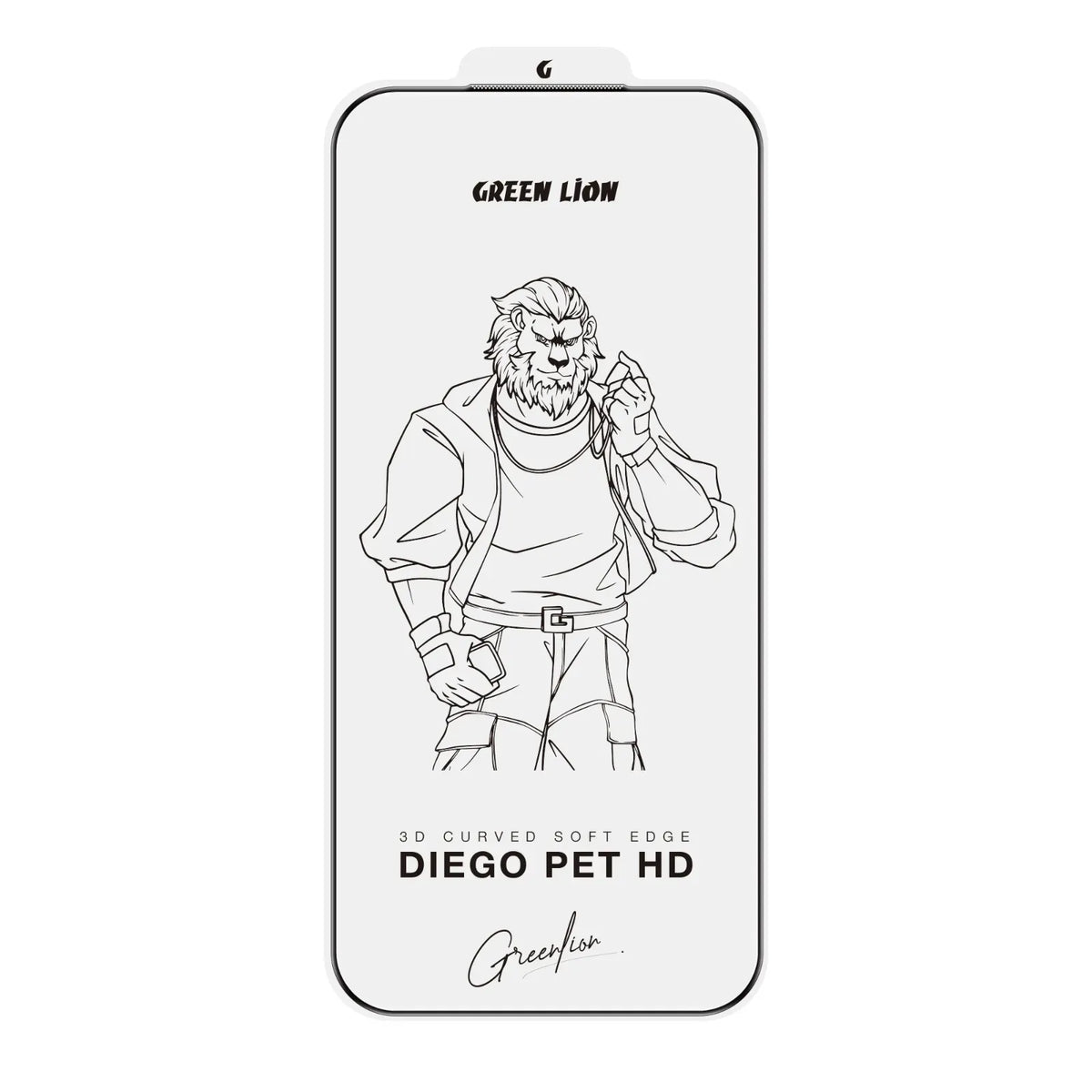 Green Lion Diego Pet HD Screen Protector - Clear – image 3
