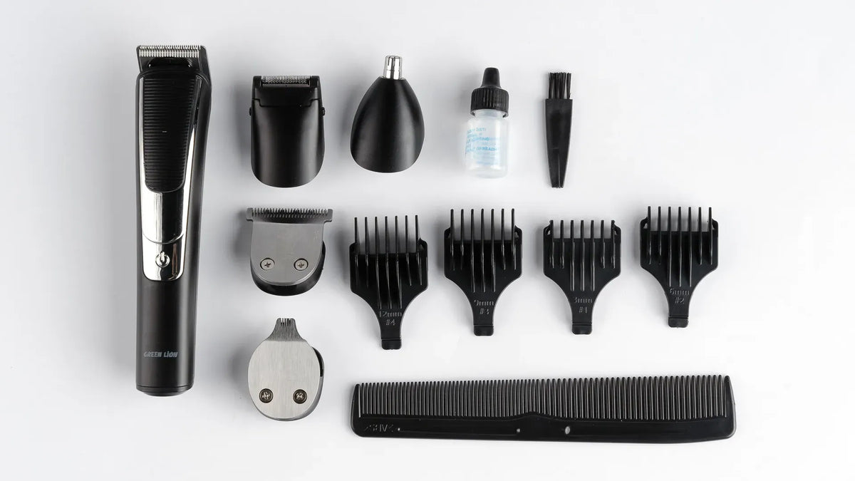 Green Lion 5 in 1 Grooming Set 600mAh Black – image 4