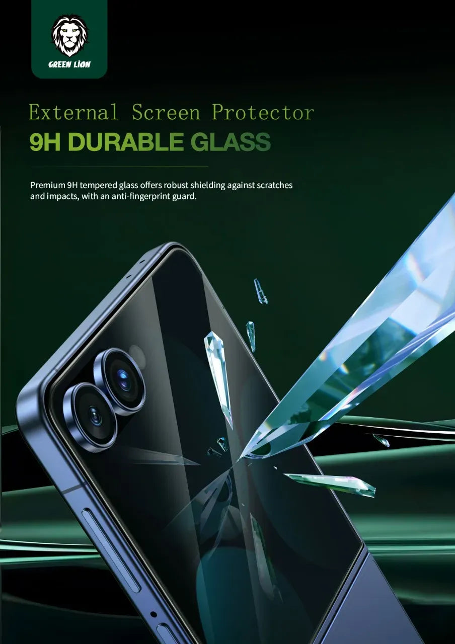 Green Lion Flip Protection Pack for Z Flip 7 Privacy – image 7