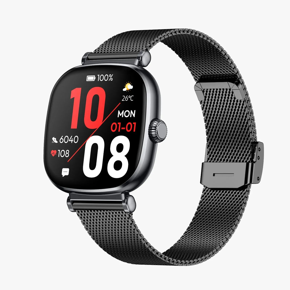 Green Lion Princess Smart Watch - GlossyBlack