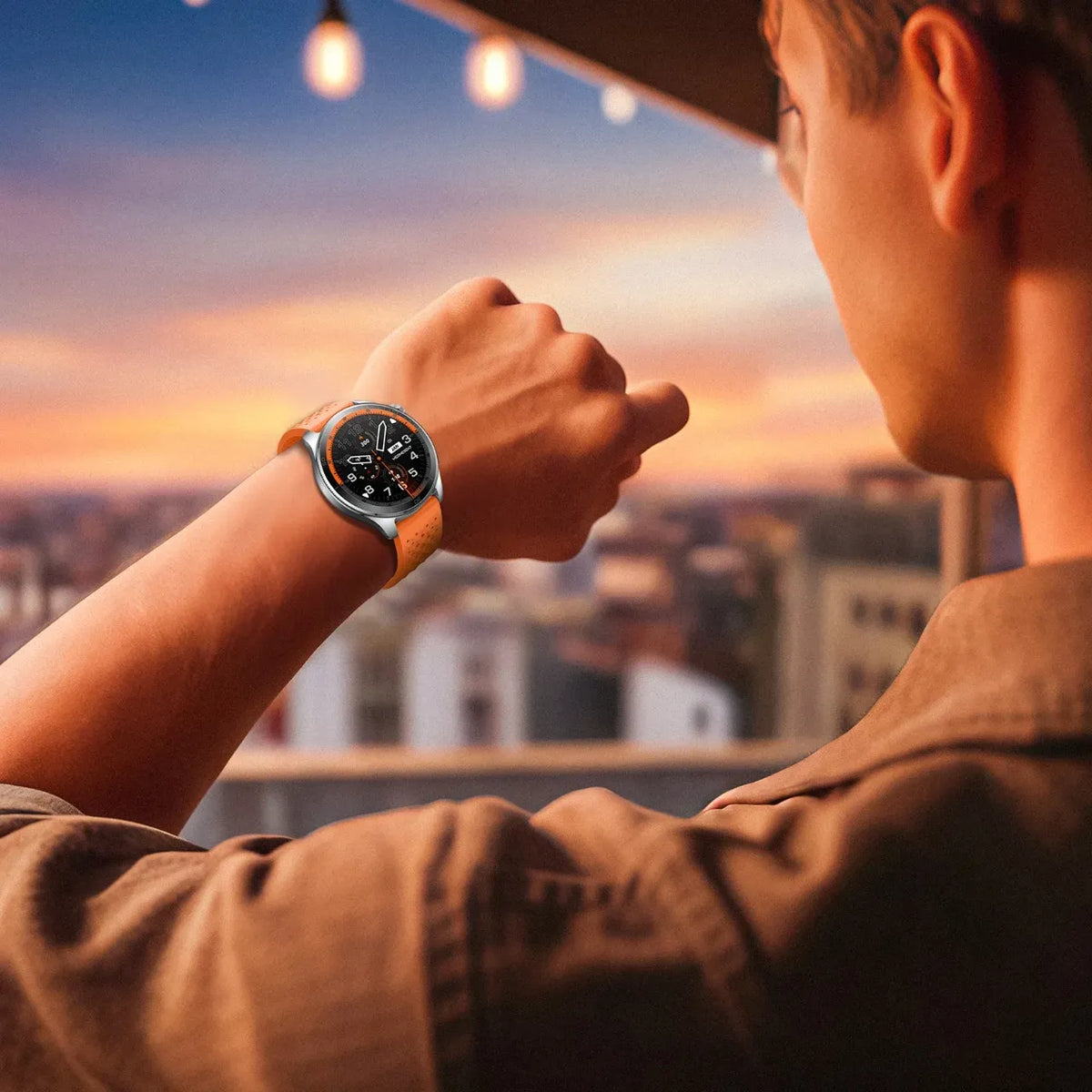 Powerology Sanam Urban Sports Smart Watch - Orange – image 5