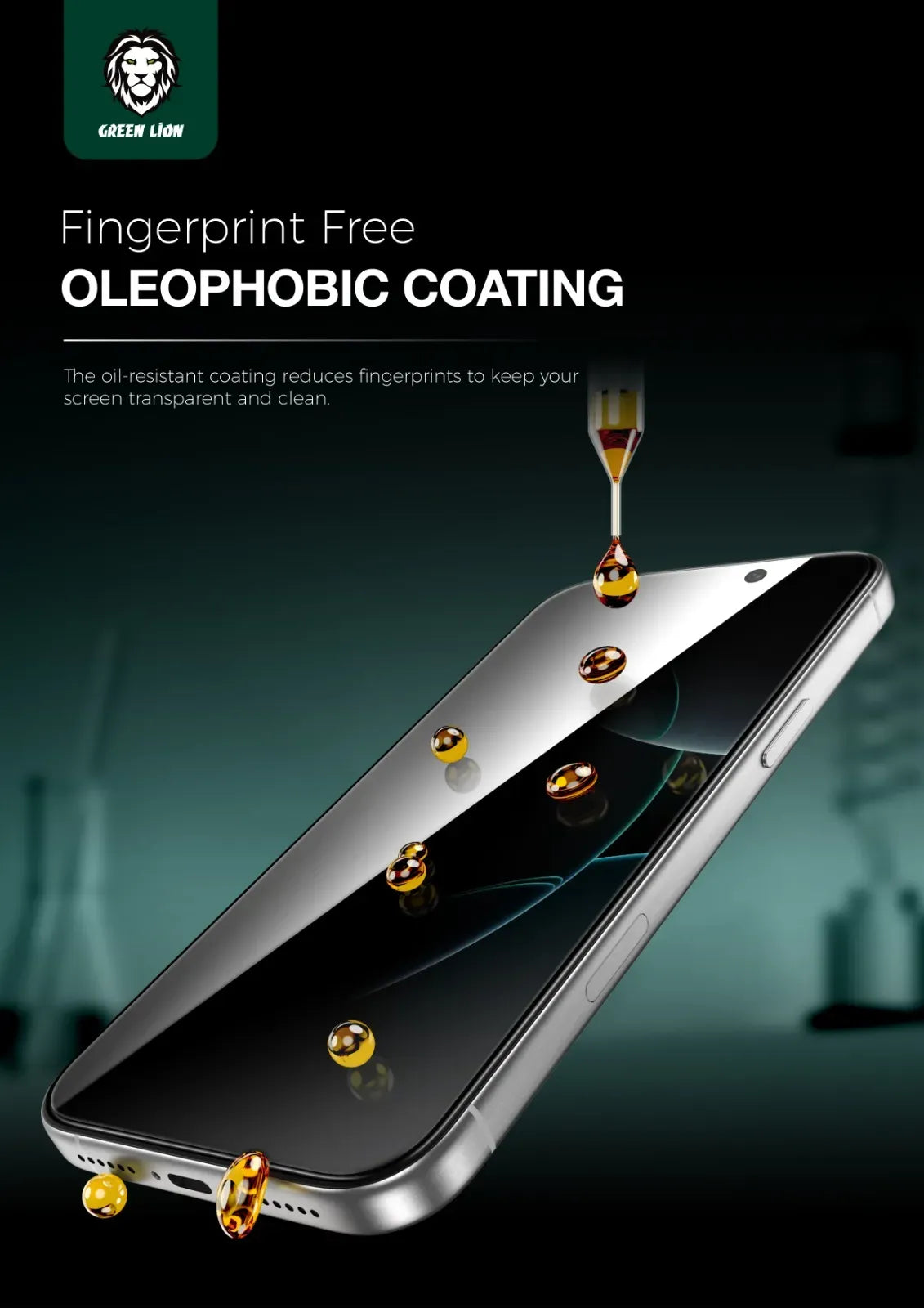 Green Lion 9 HSteve Privacy Screen Protector - Black Edge/Privacy