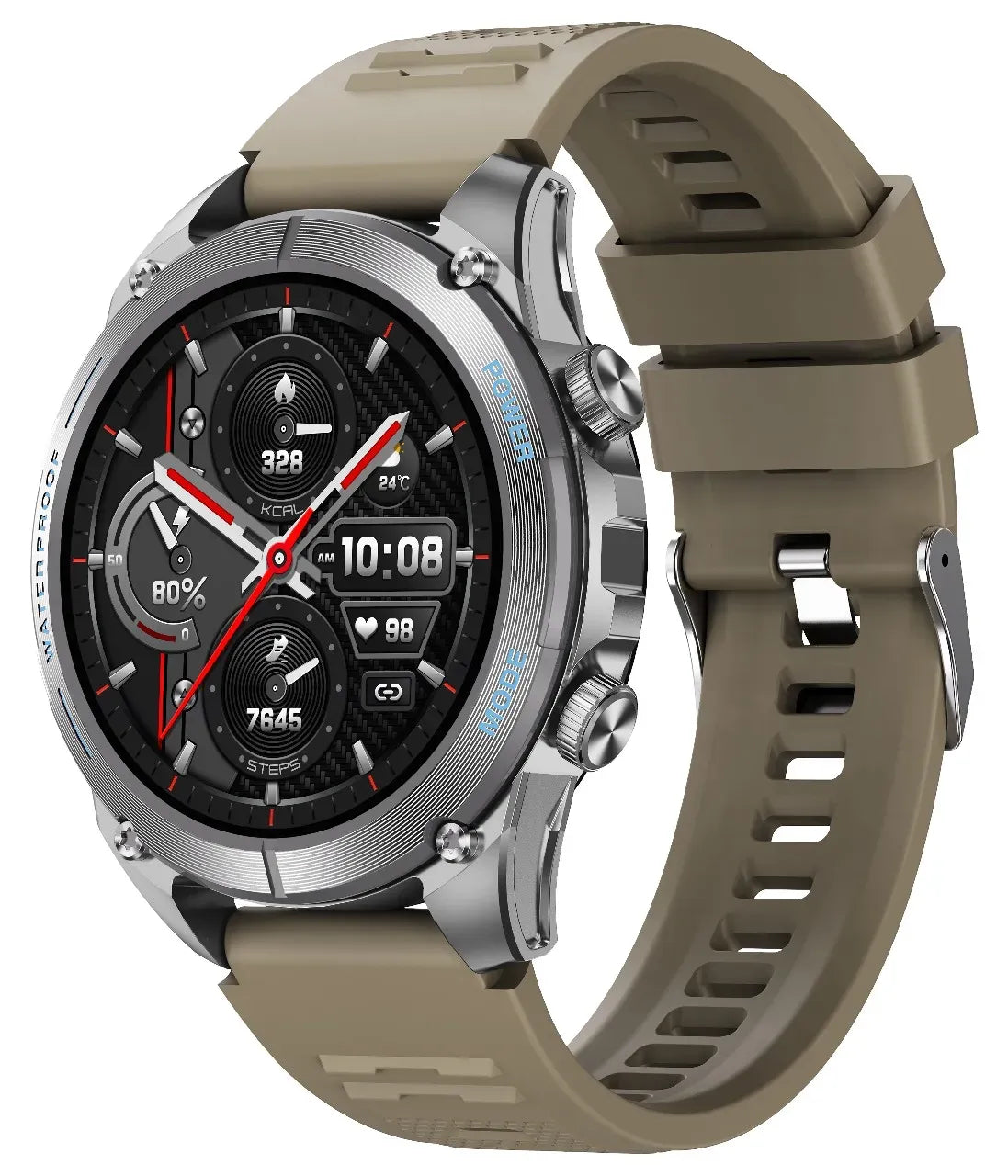 Powerology Titan Rugged Sports GPSSmart Watch - Khaki – image 5