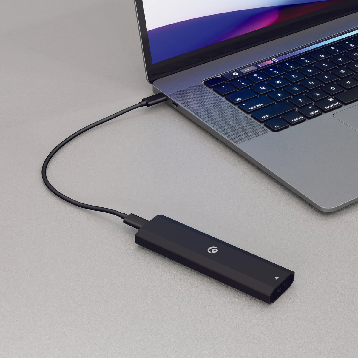 Powerology 512 GB Dual Protocol Portable SSD Drive Extremely Fast Transmission Rate - Black – image 5