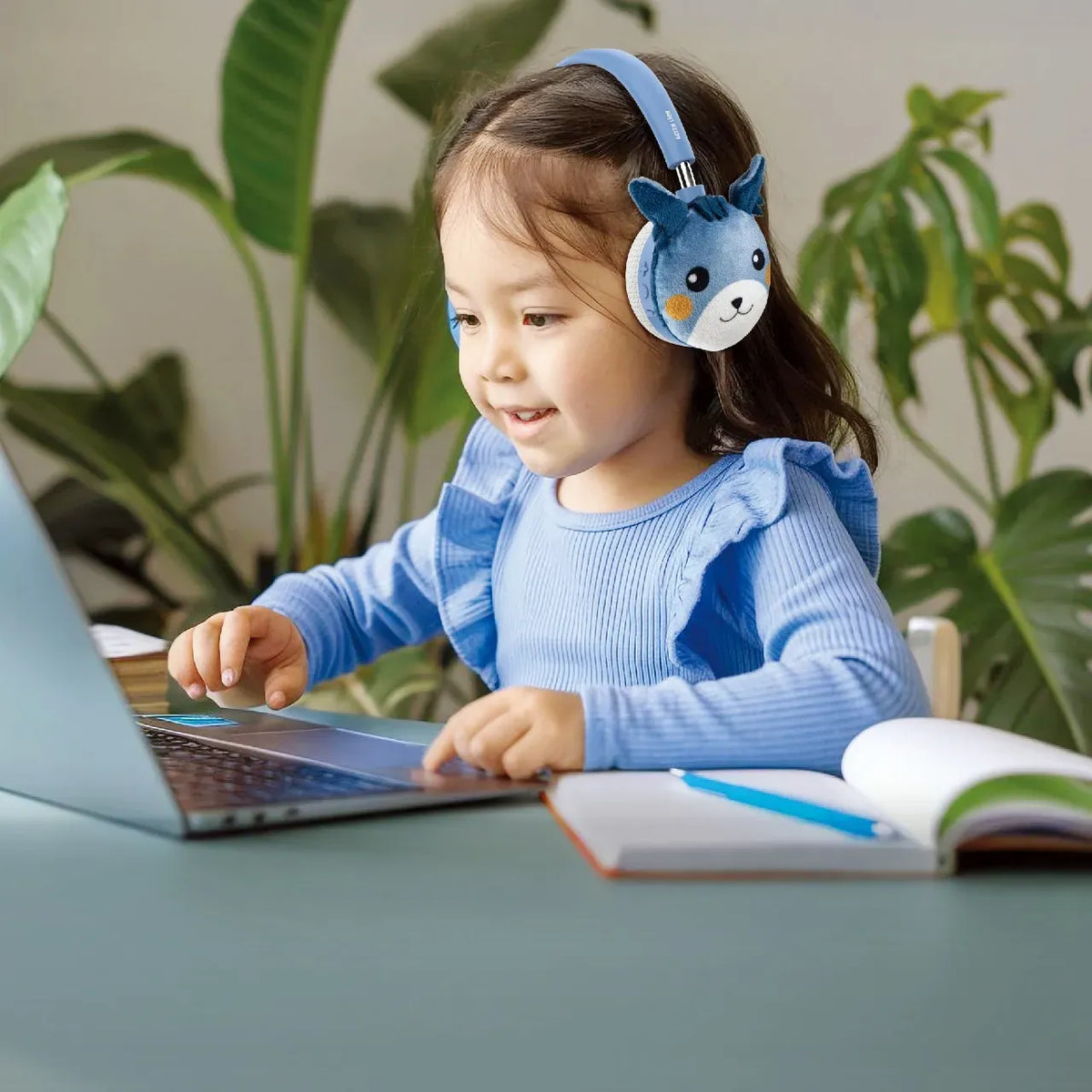 Green Lion GK-600 Kids Wireless Headphone - Blue