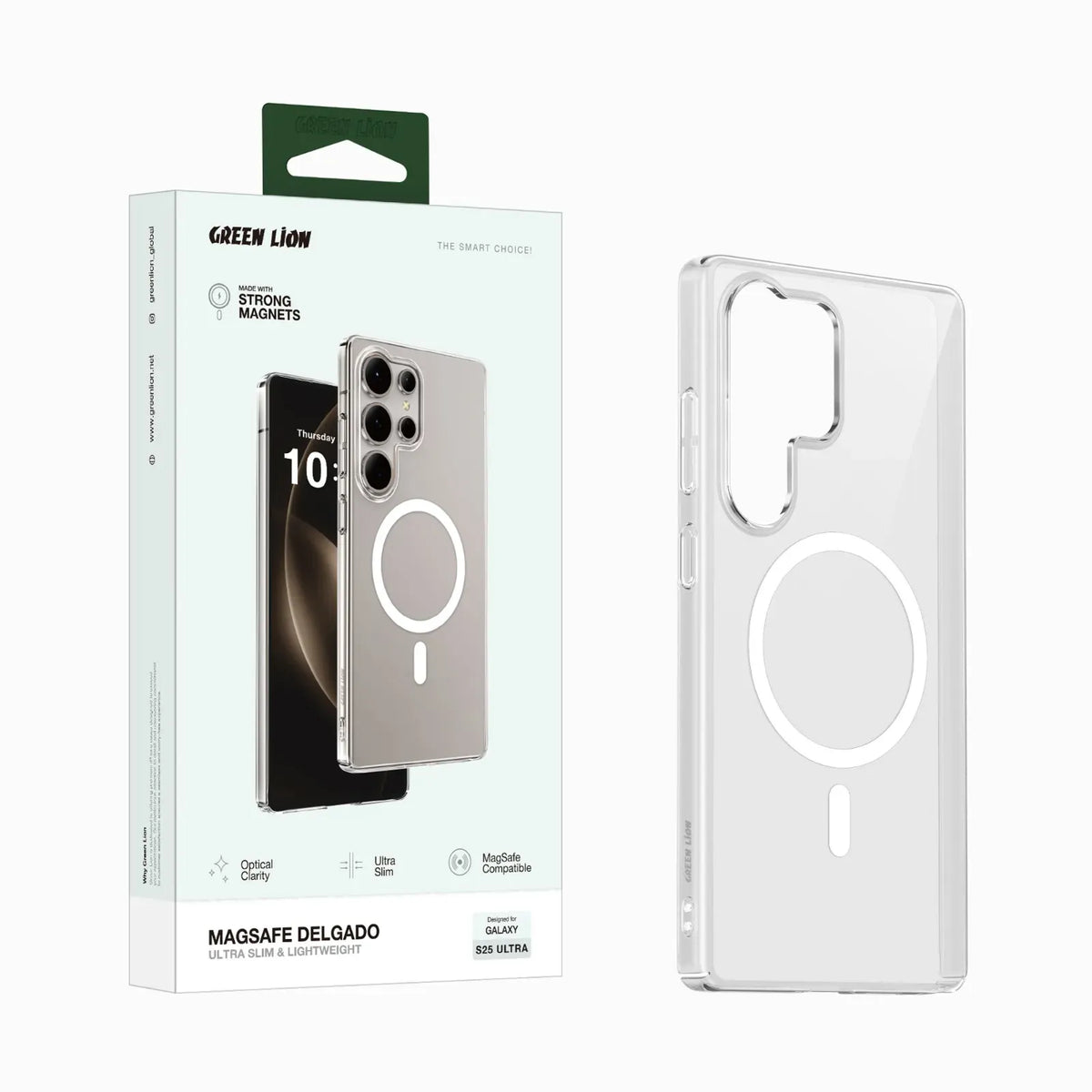 Green Lion MagSafe Delgado Case S25 Ultra Clear – image 4
