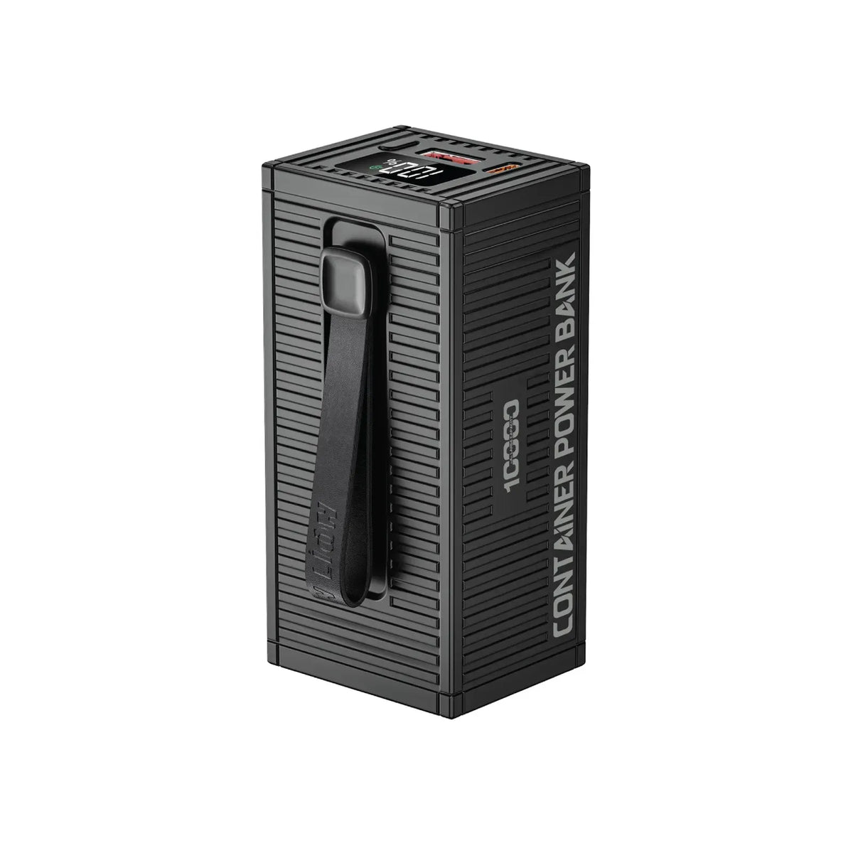 Green Lion Container 10000 m Ah Power Bank PD 20 W-Include 4 in 1 Charging Cable - Black – image 2