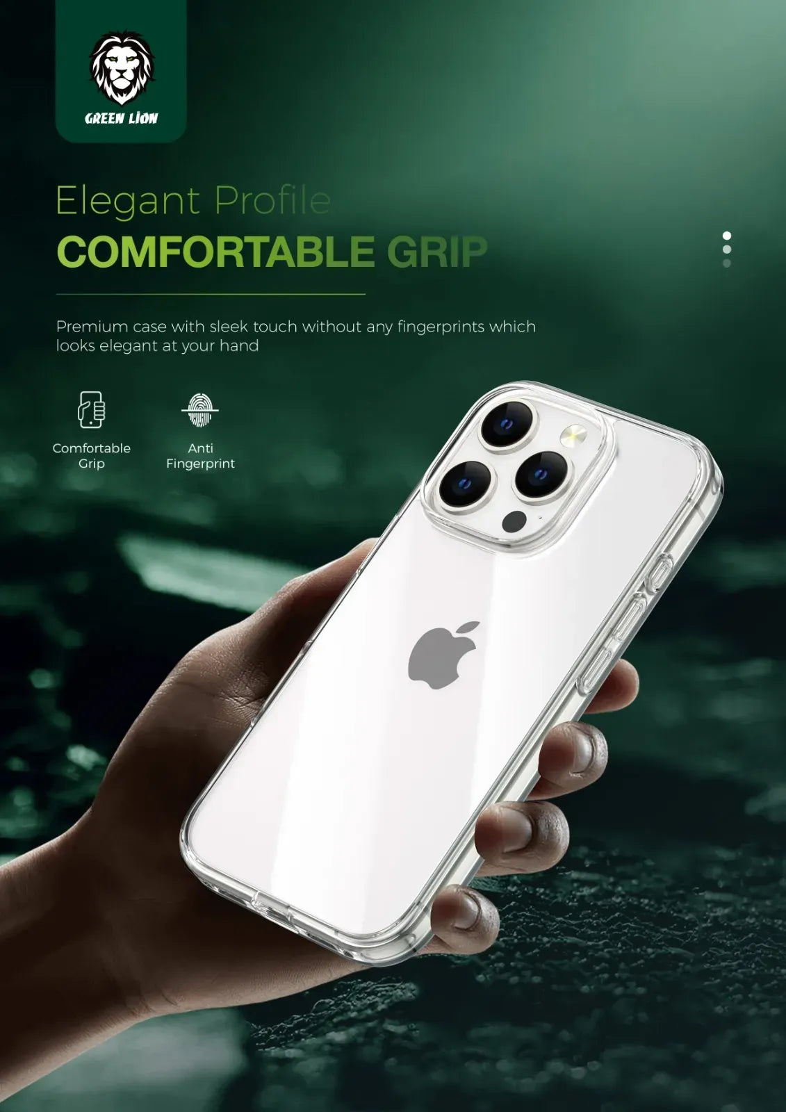 Green Lion Crystal Clear Case – image 11