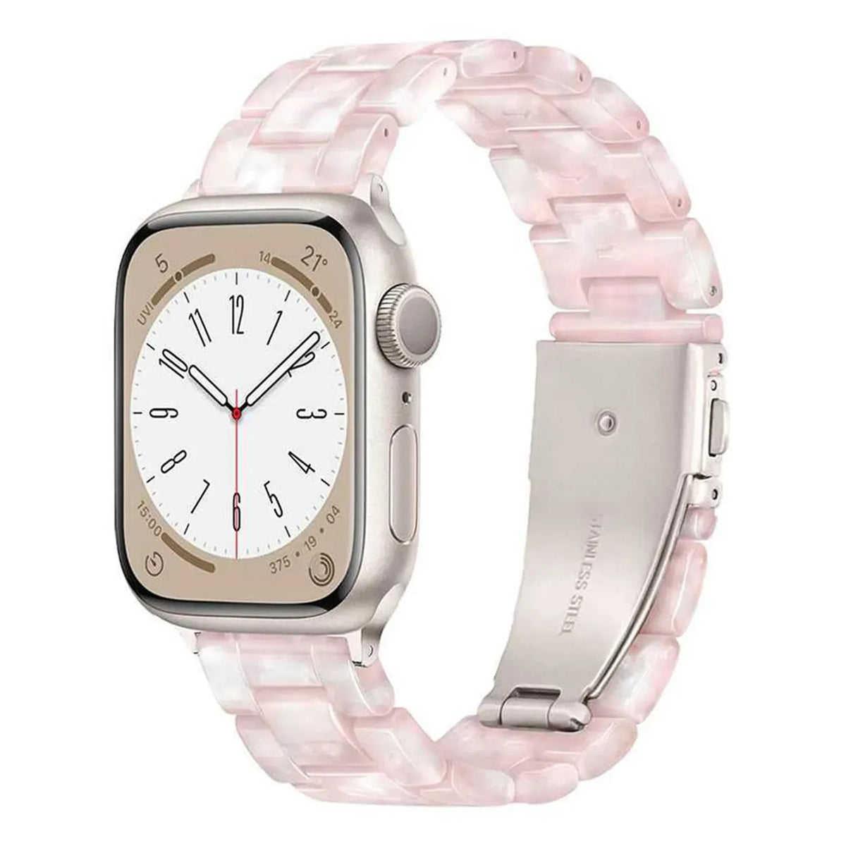 Green Lion Marble Strap For i Watch - Pink – image 5