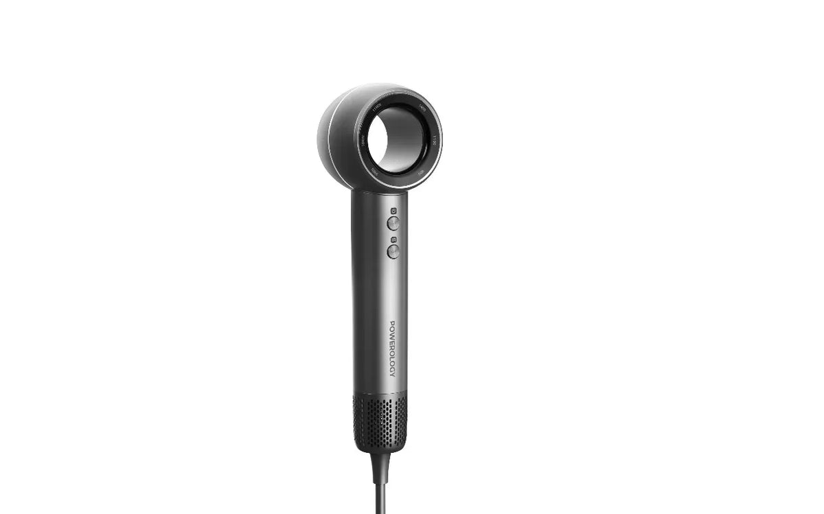 Powerology Lonfusion Hot Cold Hair Dryer Gray – image 6