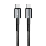 Powerology QX 45 WSingle Port UK Ga N Adapter With Type-CCable - Black