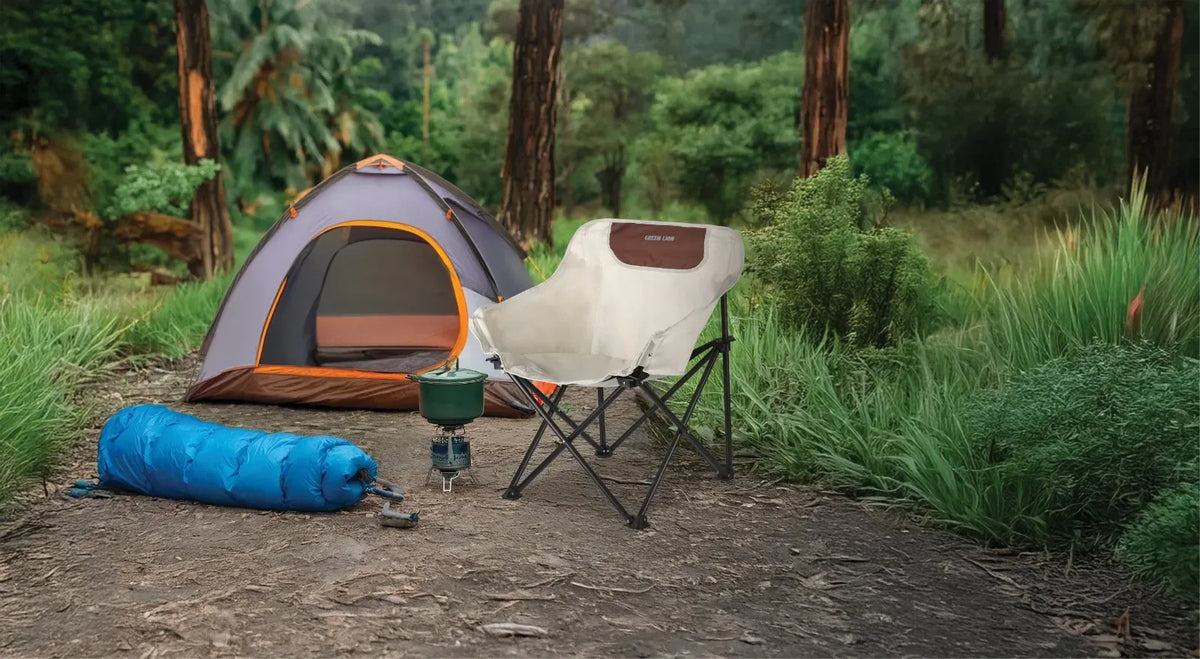 Green Lion RANGERFoldable Camping Chair - Black – image 5