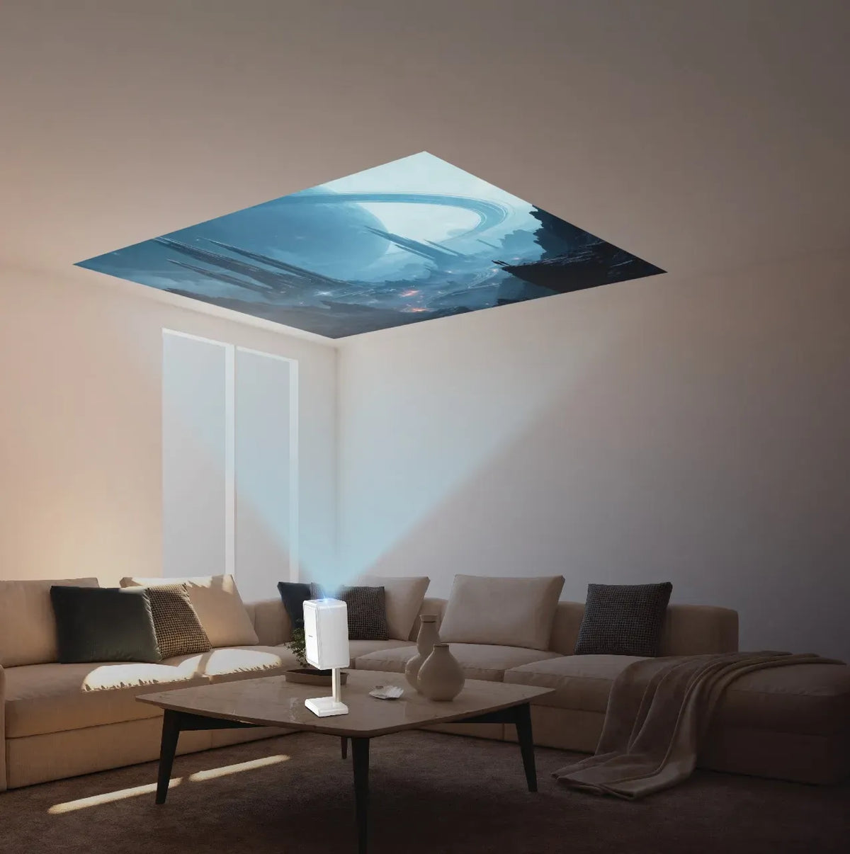 Green Lion GALAXYPortable Projector - White – image 2