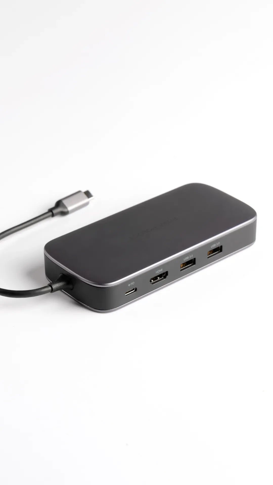 Powerology 512gb USB C Hub Ssd Drive All in One Connectivity Storage PD 100w Gray – image 2