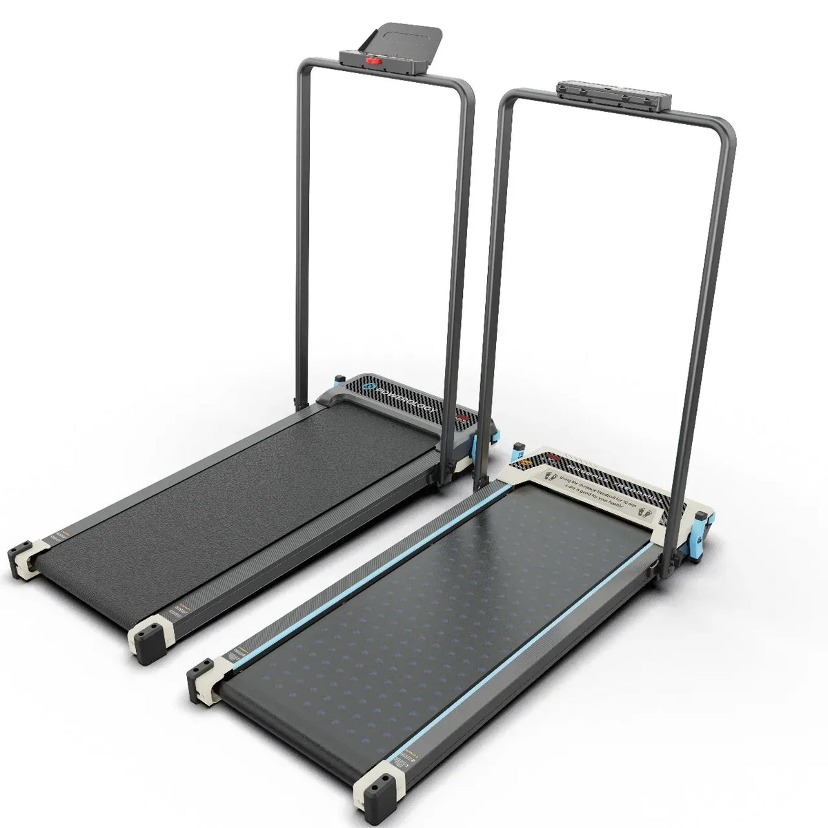 Powerology 2 in 1 Foldable Treadmill with Massage Pad Black – image 5