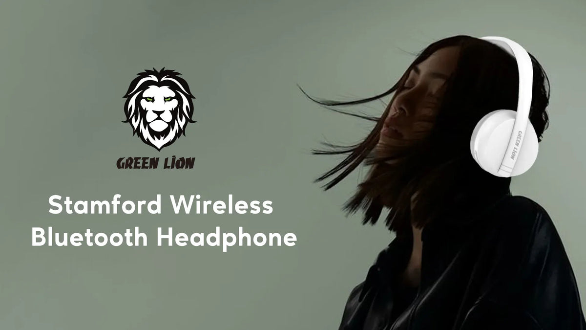 Green Lion Stamford Wireless/Bluetooth Headphone - White – image 6