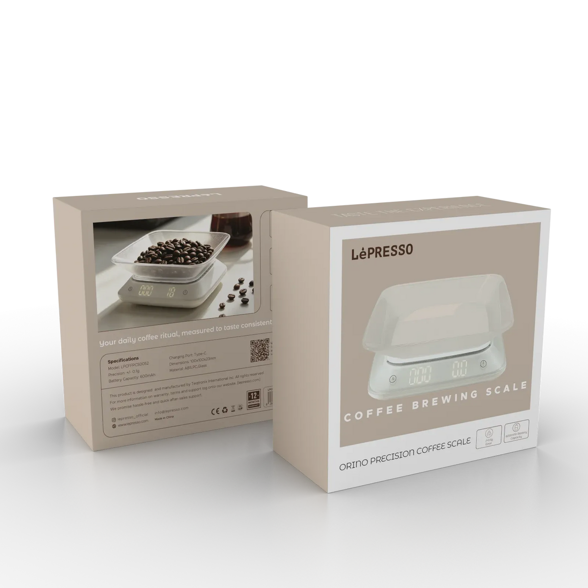 LePresso Orino Precision Coffee Scale White – image 8