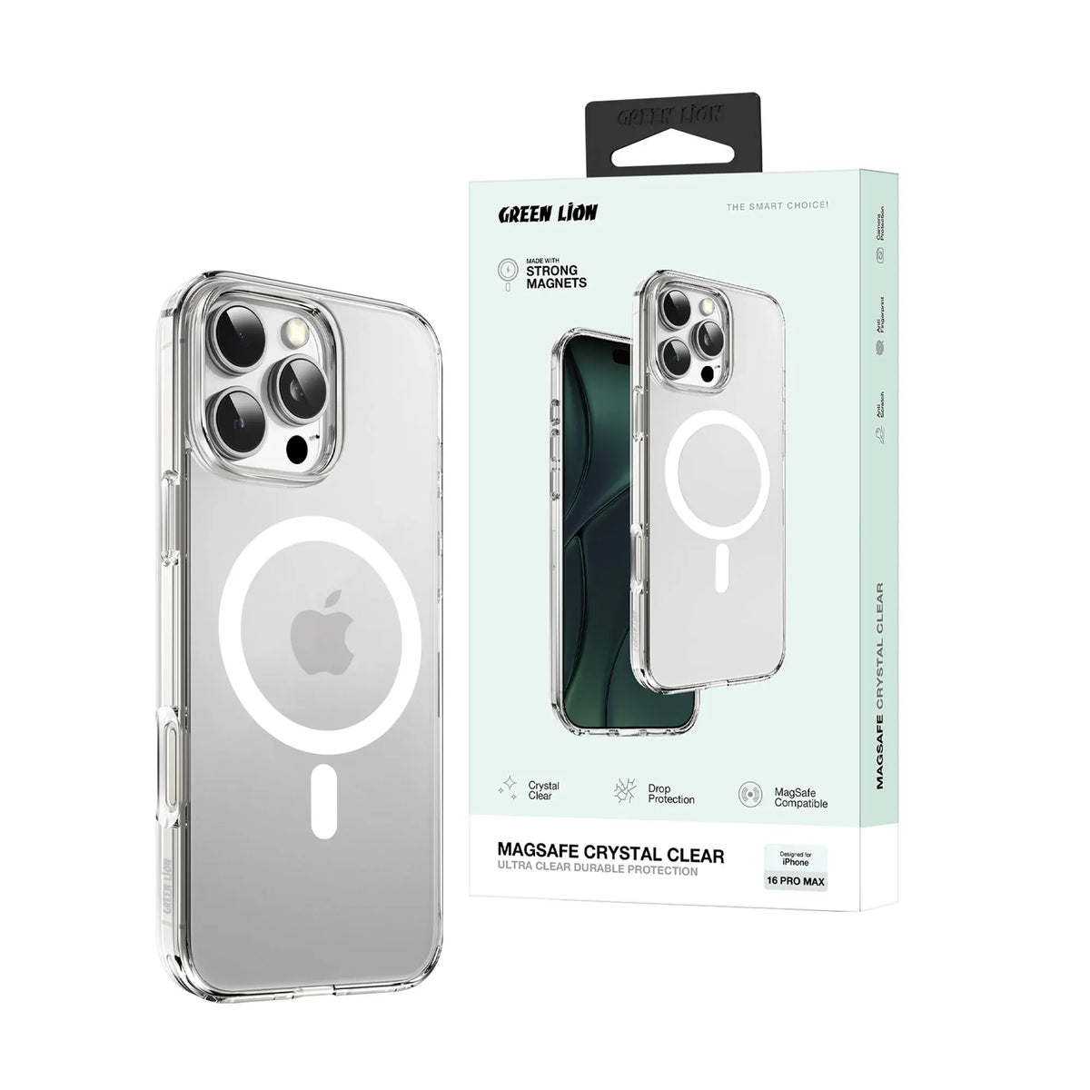 Green Lion Mag Safe Crystal Clear – image 2