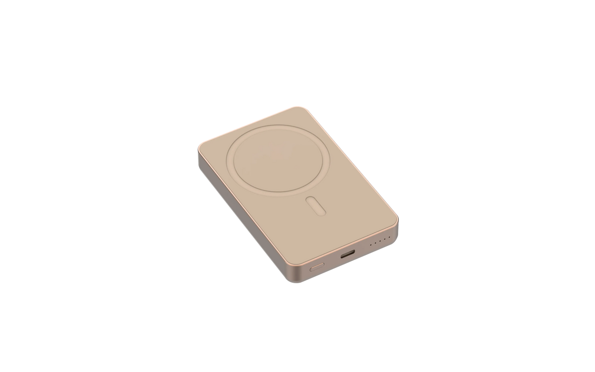 Powerology Spetelli 10000 m Ah MagSafe Aluminum Power Bank PD 20 W - Desert Titanium – image 1