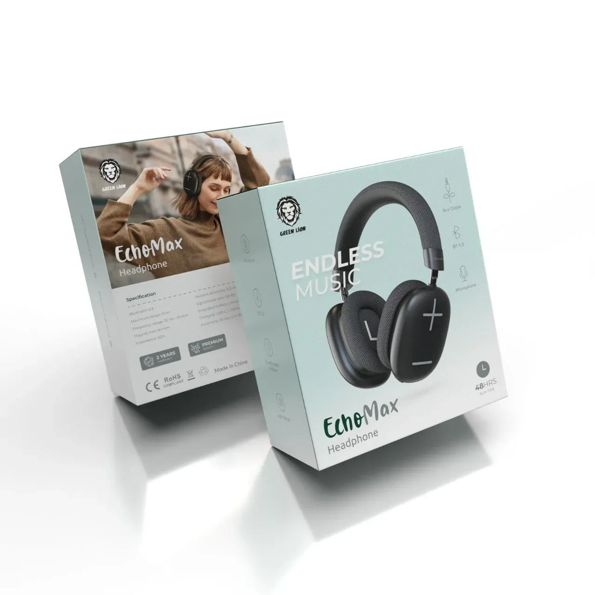 Green Lion Echo Max Headphone - Black – image 14