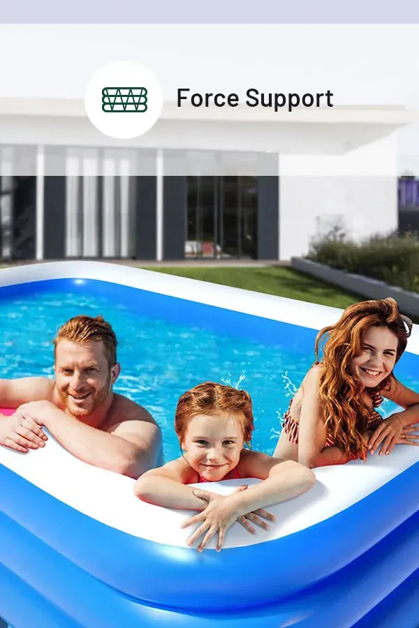Green Lion Inflatable Swimming Pool - Blue – image 13