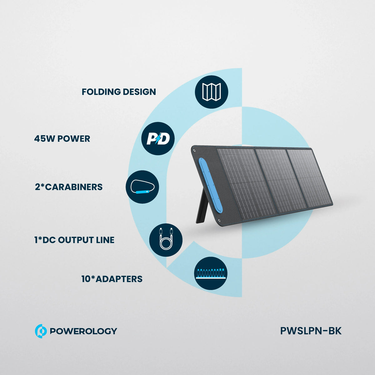 Powerology 60w Mono Crystalline Solar Panel Black – image 6