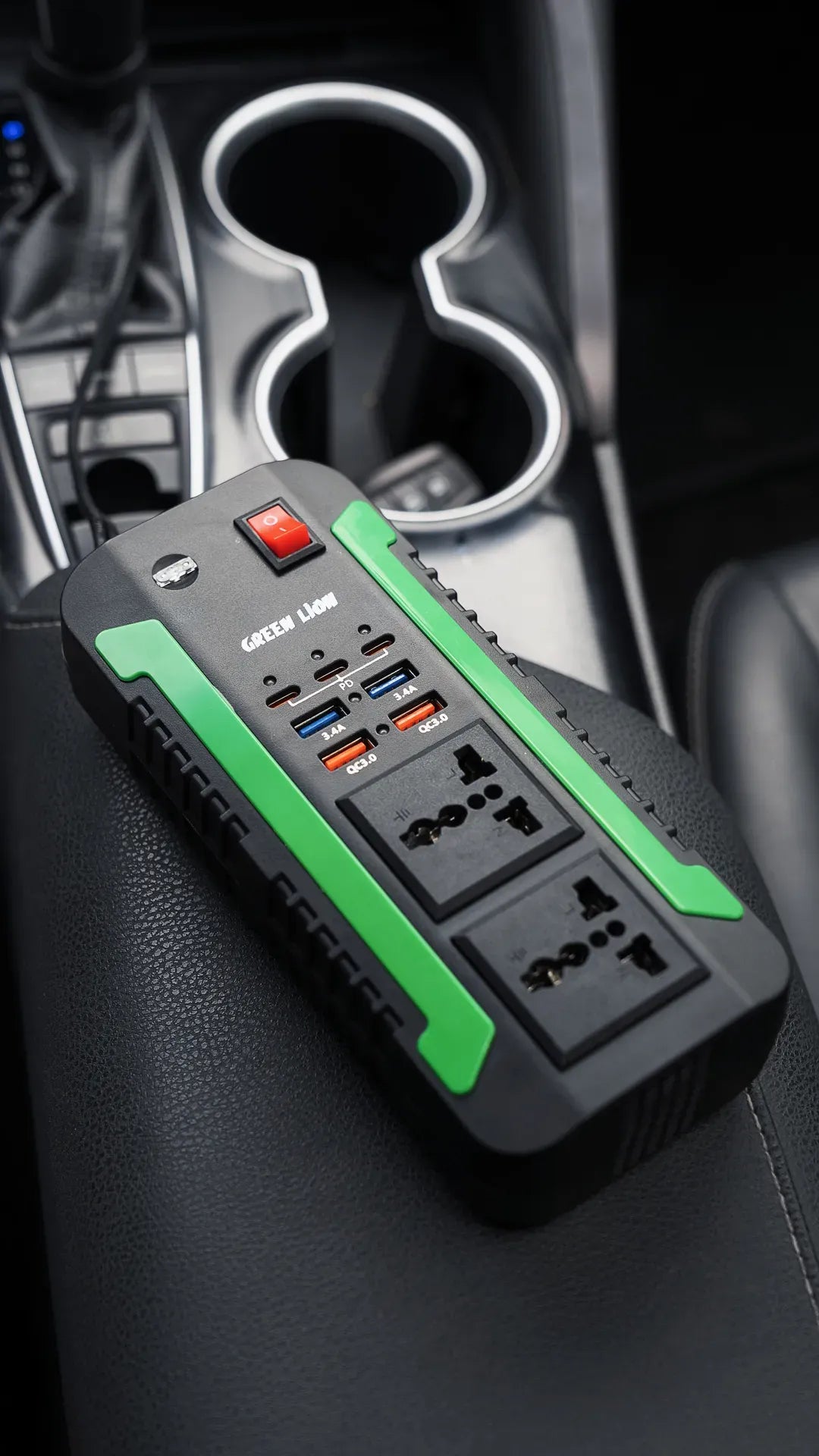Green Lion Spark 300 Power Inverter - Black – image 9