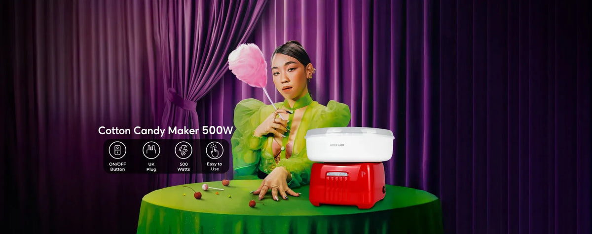 Green Lion Cotton Candy Maker - Red – image 5