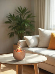 Green Lion Flame Mist Air Diffuser 150 ml - Wooden