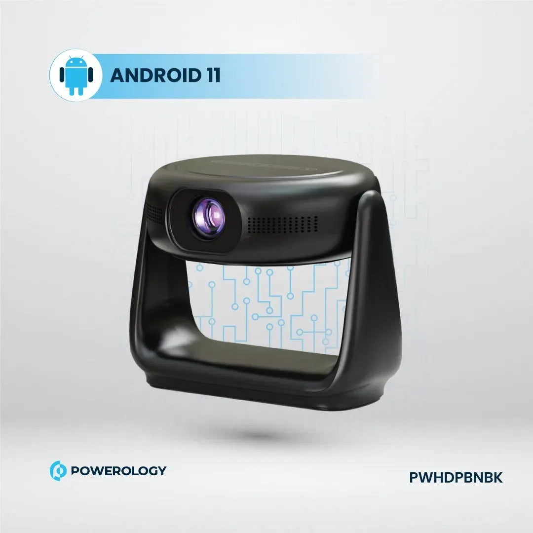 Powerology 300 Ansi Lumens Full HD Portable Projector with Built in Battery and LCD Light – image 23