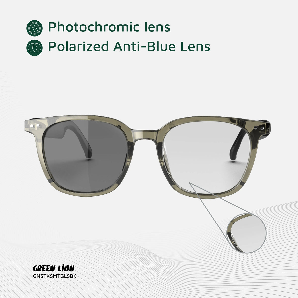 Green Lion Stockholm Smart Glasses Black – image 9