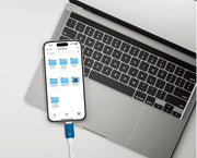 Powerology Zinco Series 60 W USB-C Cable - WhiteBlue