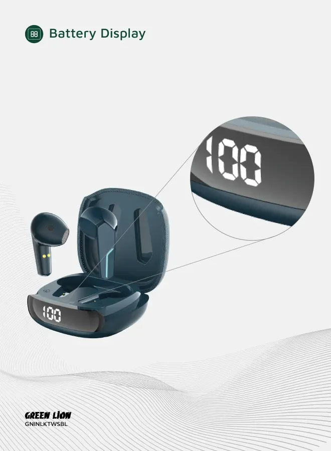 Green Lion Interlaken True Wireless Earbuds - Blue – image 13