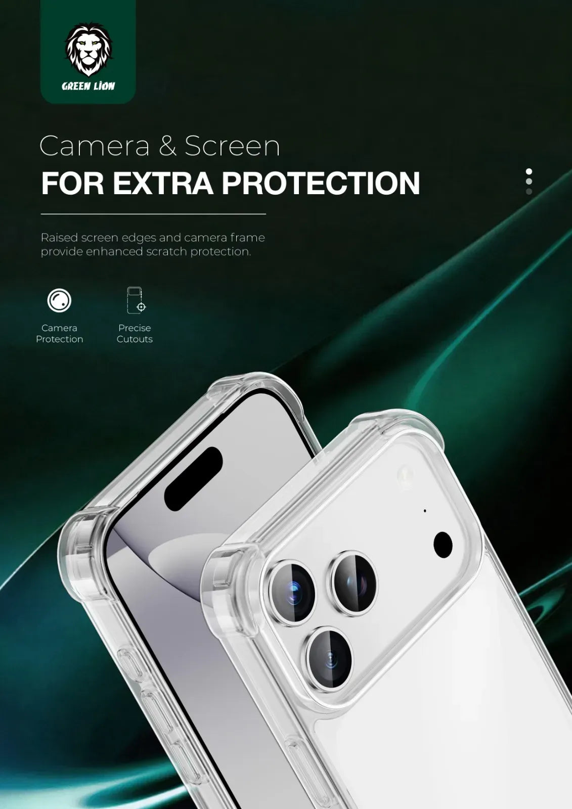 Green Lion Anti-Shock Case - Clear – image 11