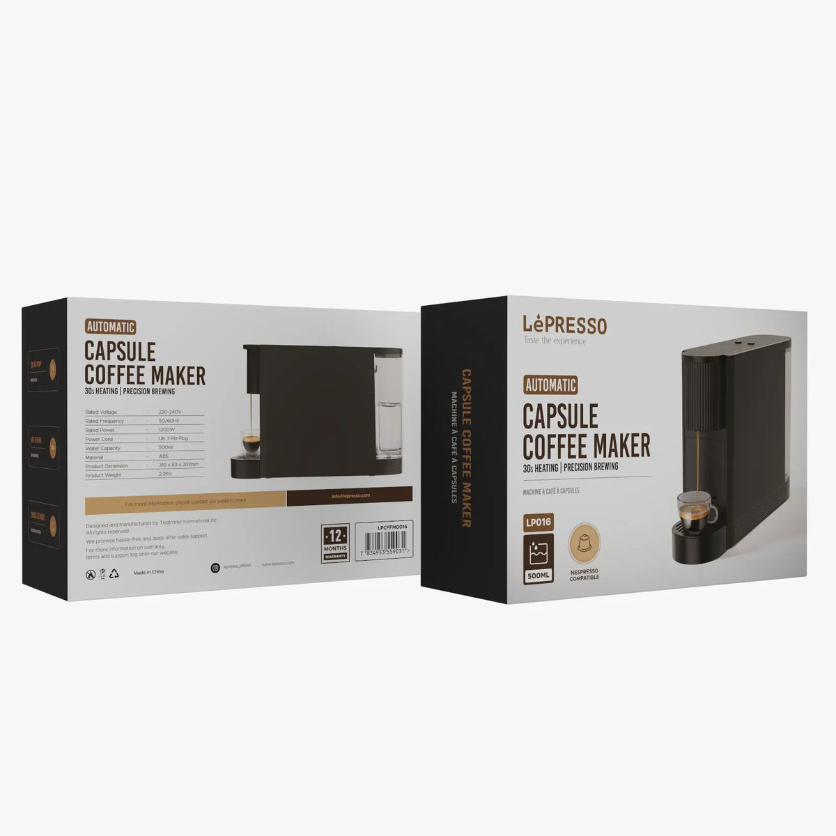 LePresso Automatic Capsule Coffee Maker Black – image 15