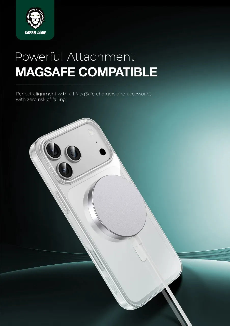 Green Lion Crystal Shield Ultra Clear Mag Safe Case – image 6