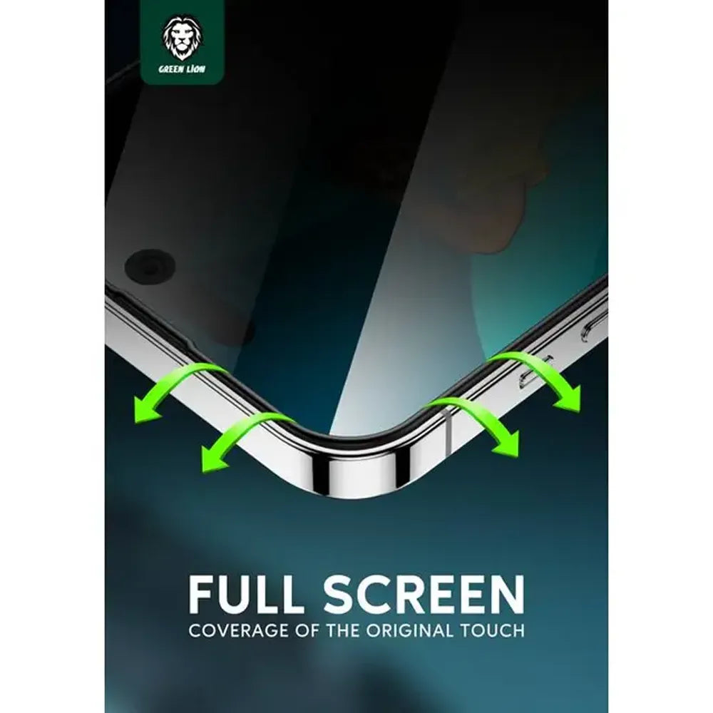 Green Lion 3 DSilicone Plus Screen Protector - Black Edge/Privacy – image 2