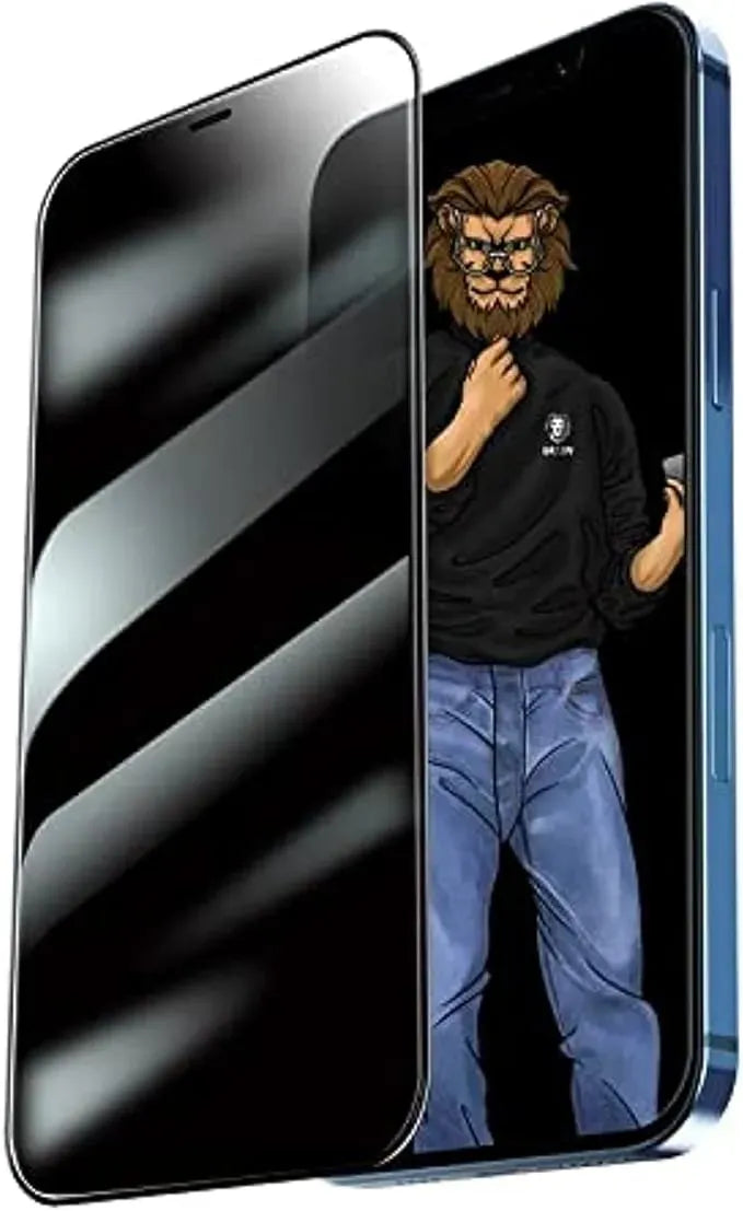 Green Lion 9h Steve Privacy Full Glass Screen Protector for Iphone 12 12 Pro – image 5