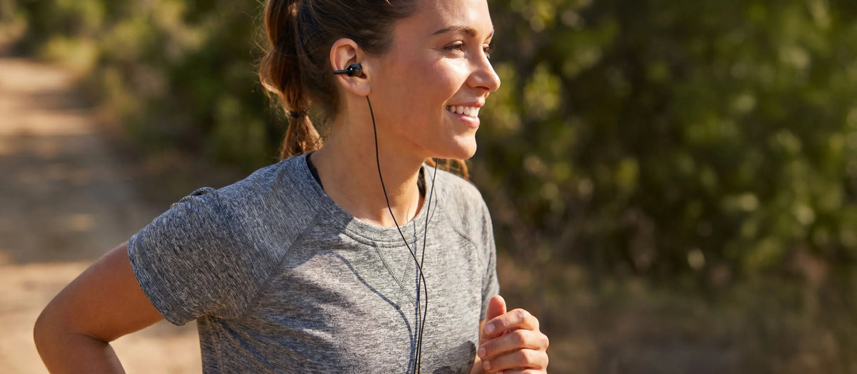 Powerology Voro Earhook USB-C Wired Earphones - Black
