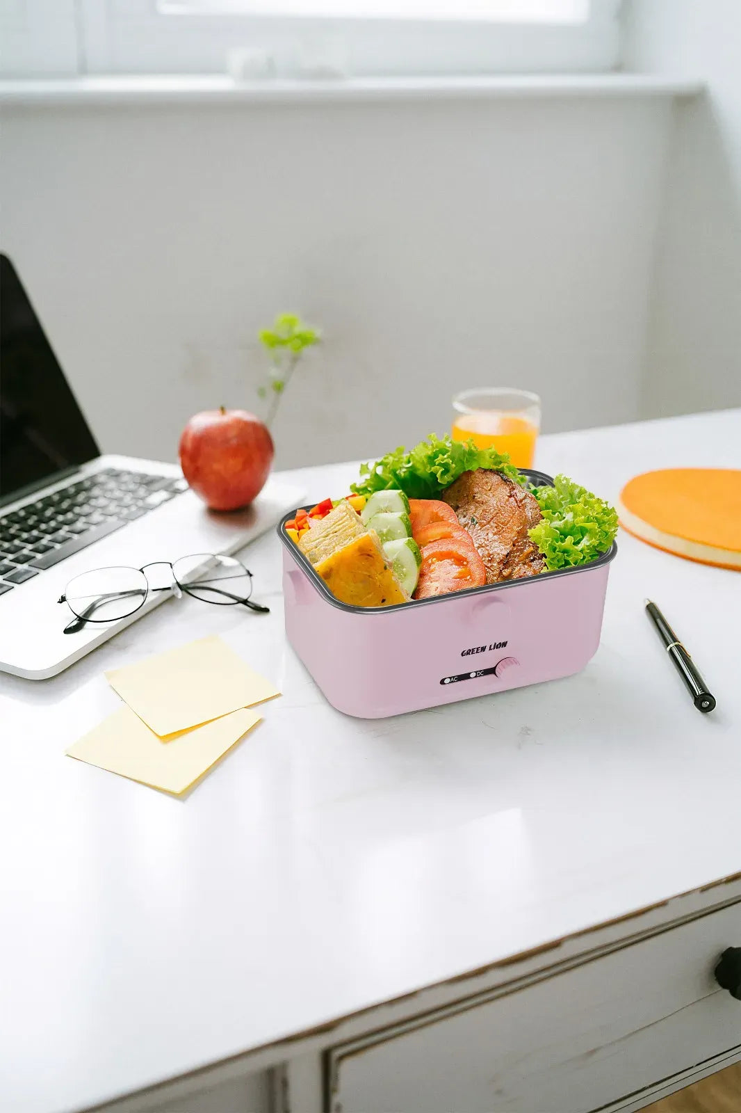 Green Lion Lunch Mate Electric Lunch Box 1.8 L - Pink – image 5